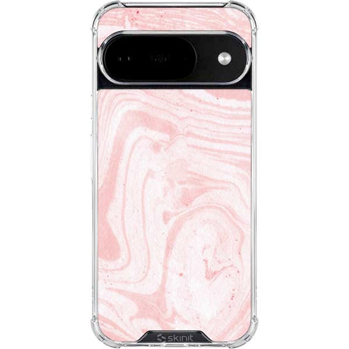 Pink Marbling Google Pixel 10 Clear Case